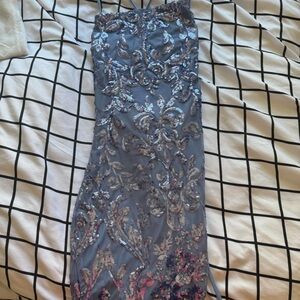 Blue Windsor party dress